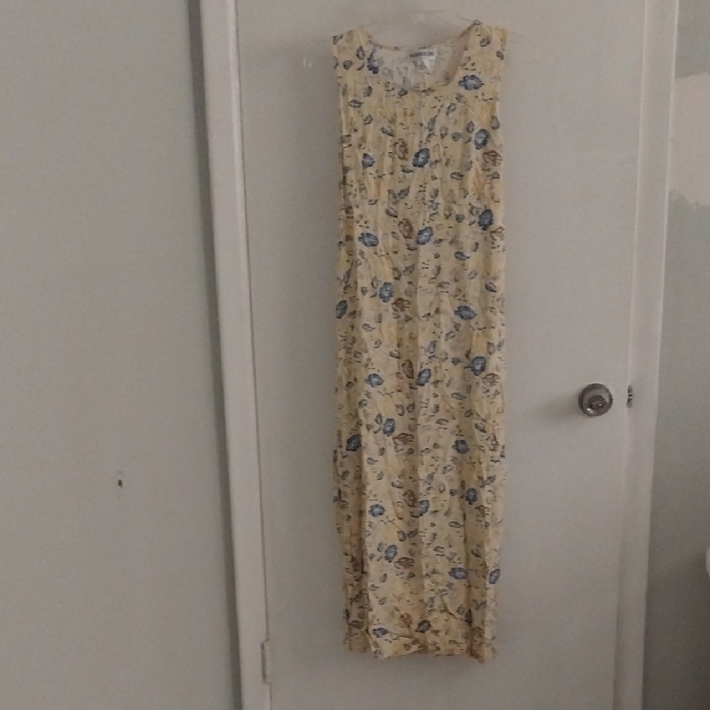 Mendocino Floral Maxi Dress - Yellow and Blue
